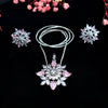 Snowflakes Pendant Set