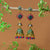 Rhombus Traditional Indian Jhumka Earrings