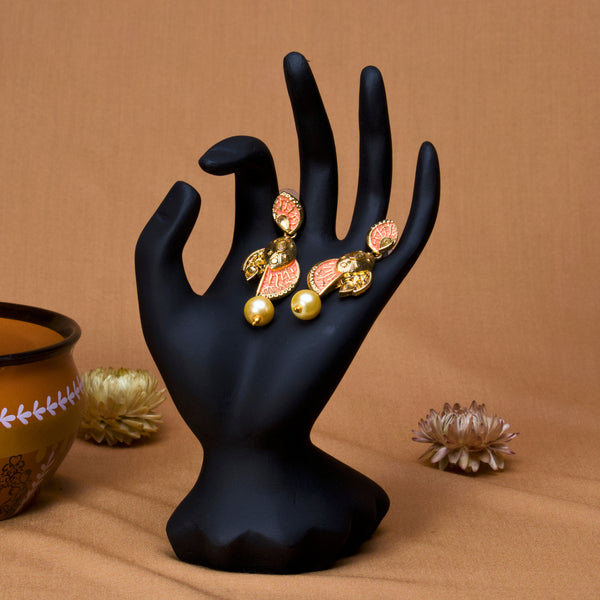 Gracious Sty 3le Traditional Pearl Earrings