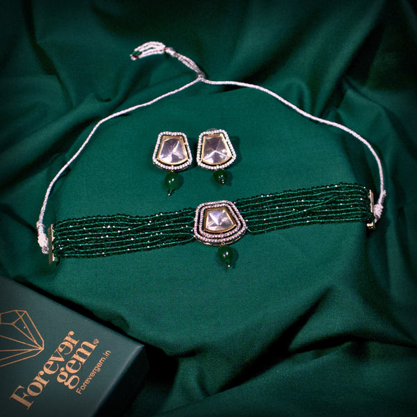 Pearl Polki Choker