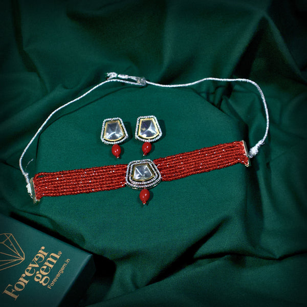 Pearl Polki Choker