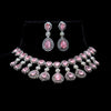 Teardrop Necklace With Earrings