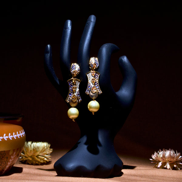 Vintage Pearl Tassel Earrings