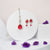 Pear Shaped Pendant Set