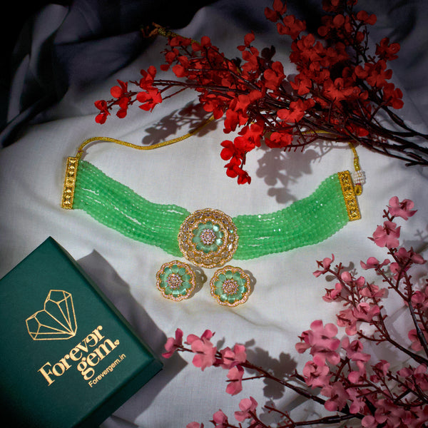 Imperial Floral Choker