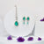 Rama Green Tear Drop Pendant