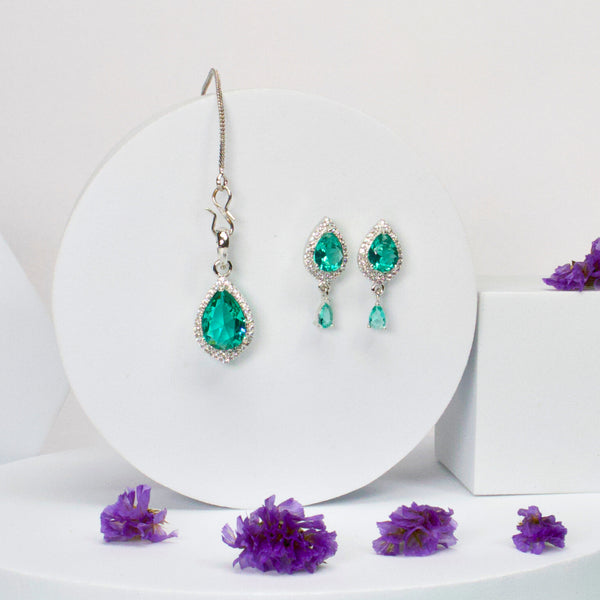Rama Green Tear Drop Pendant