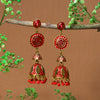 Round Traditional Indian Jhumka Earrings