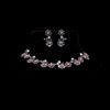 Flower Necklace Set With Pearl